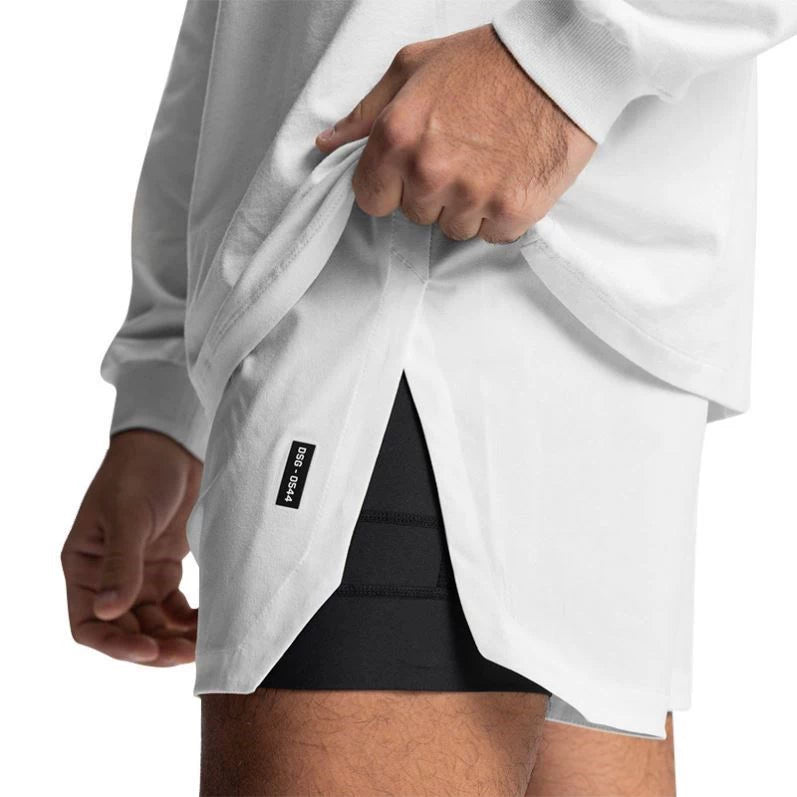 Summer MEN'S Shorts American Fashion Brand Loose Large Size